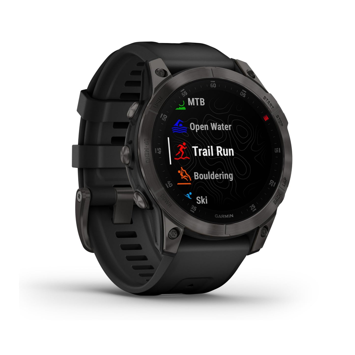 Garmin 010-02582-10 epix Gen 2, Premium active smartwatch, Health and wellness features, touchscreen AMOLED display, adventure watch with advanced features, black titanium