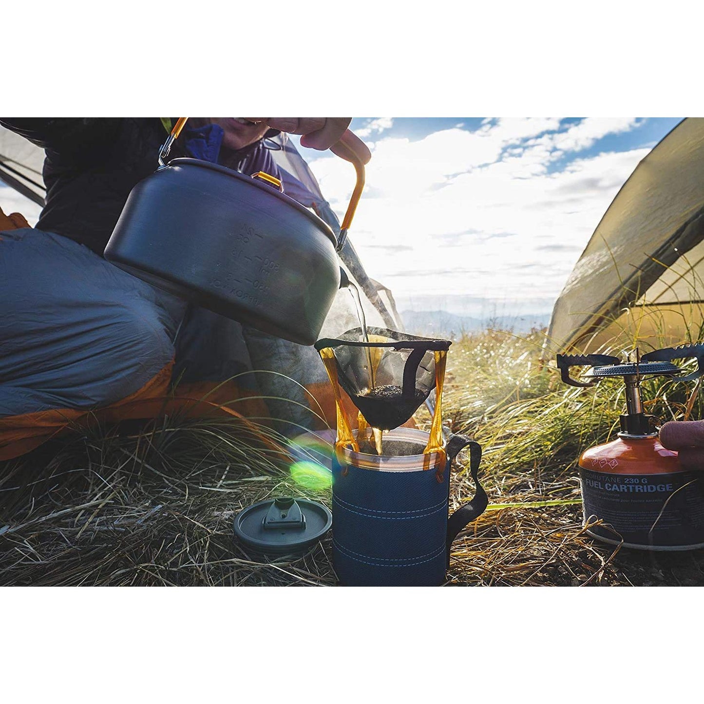 GSI Outdoors Ultralight Java Drip for Pour Over Drip Coffee while Camping and Backpacking