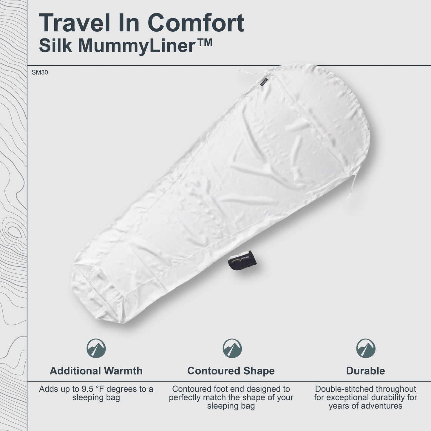 COCOON - Premium - Silk MummyLiner - Natural