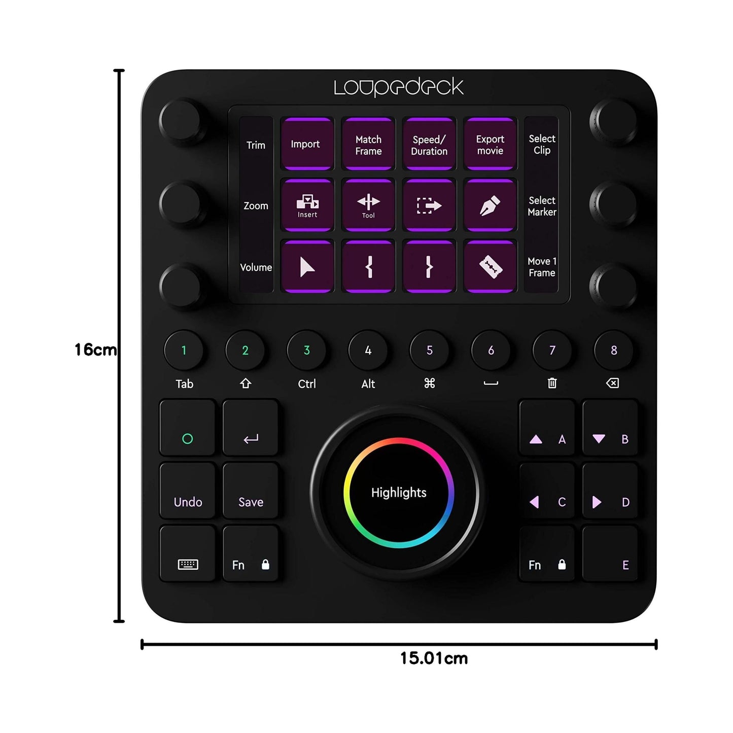 Loupedeck Creative Tool - De gepersonaliseerde bewerkingsconsole voor foto's, video's, muziek en vormgeving