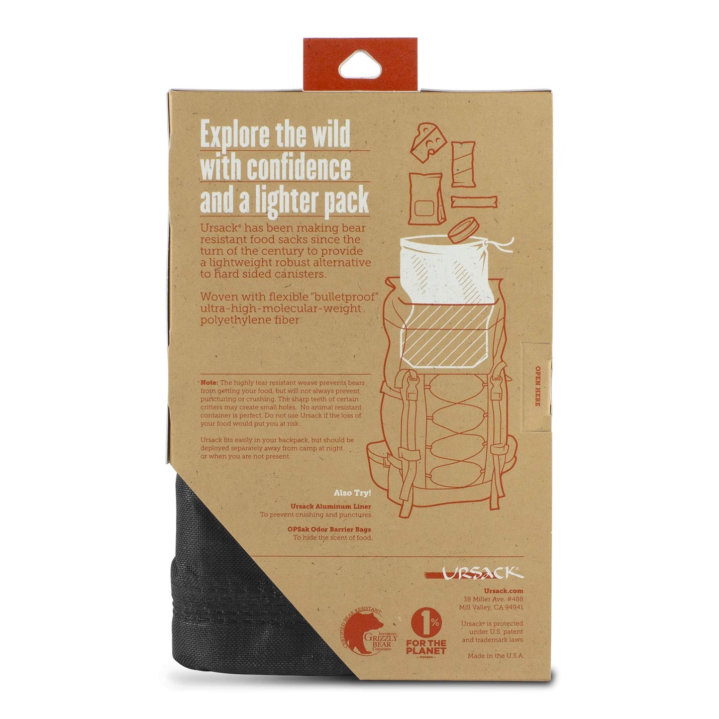 Ursack Major XL Bear Backpack - Bear Bag for Backpacking - Camping Pack