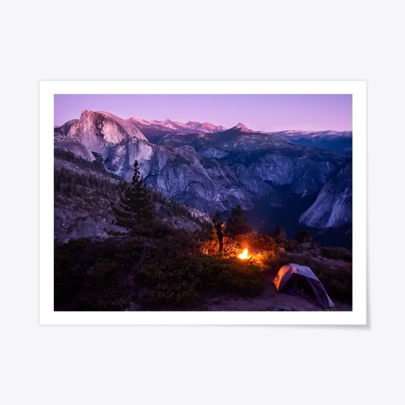 Yosemite Half Dome Alpenglow