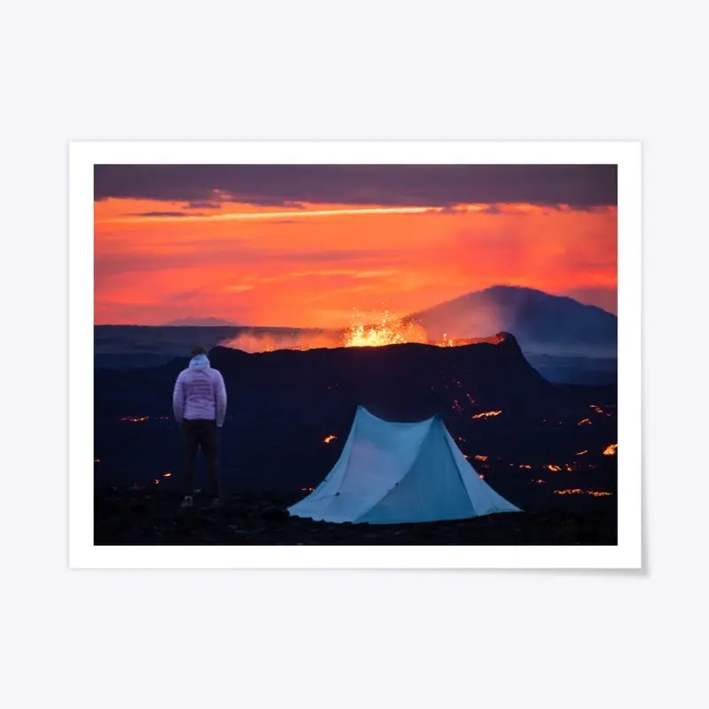 Iceland - Camping next to a Volcano