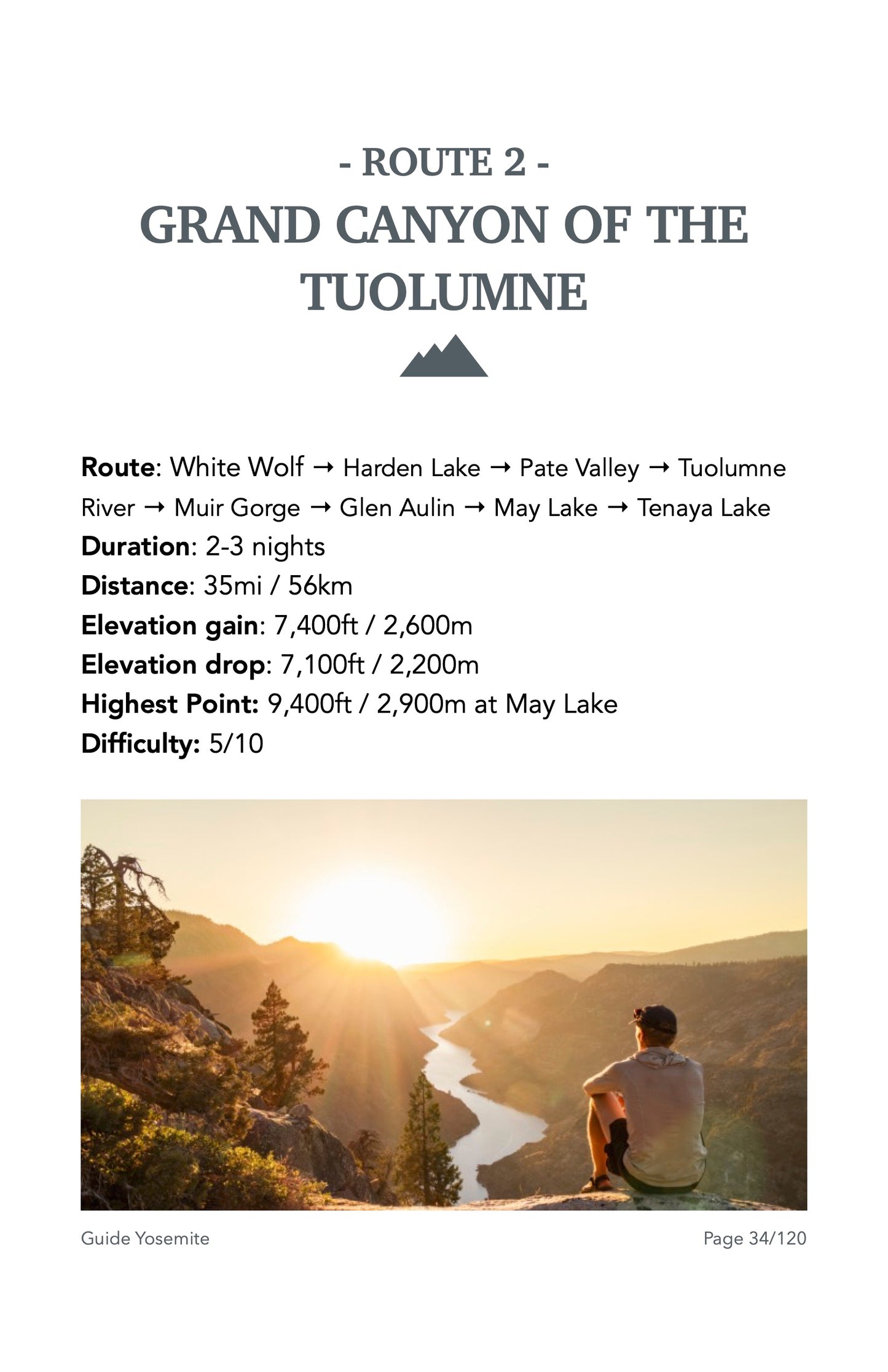 Guide Backpacking Yosemite