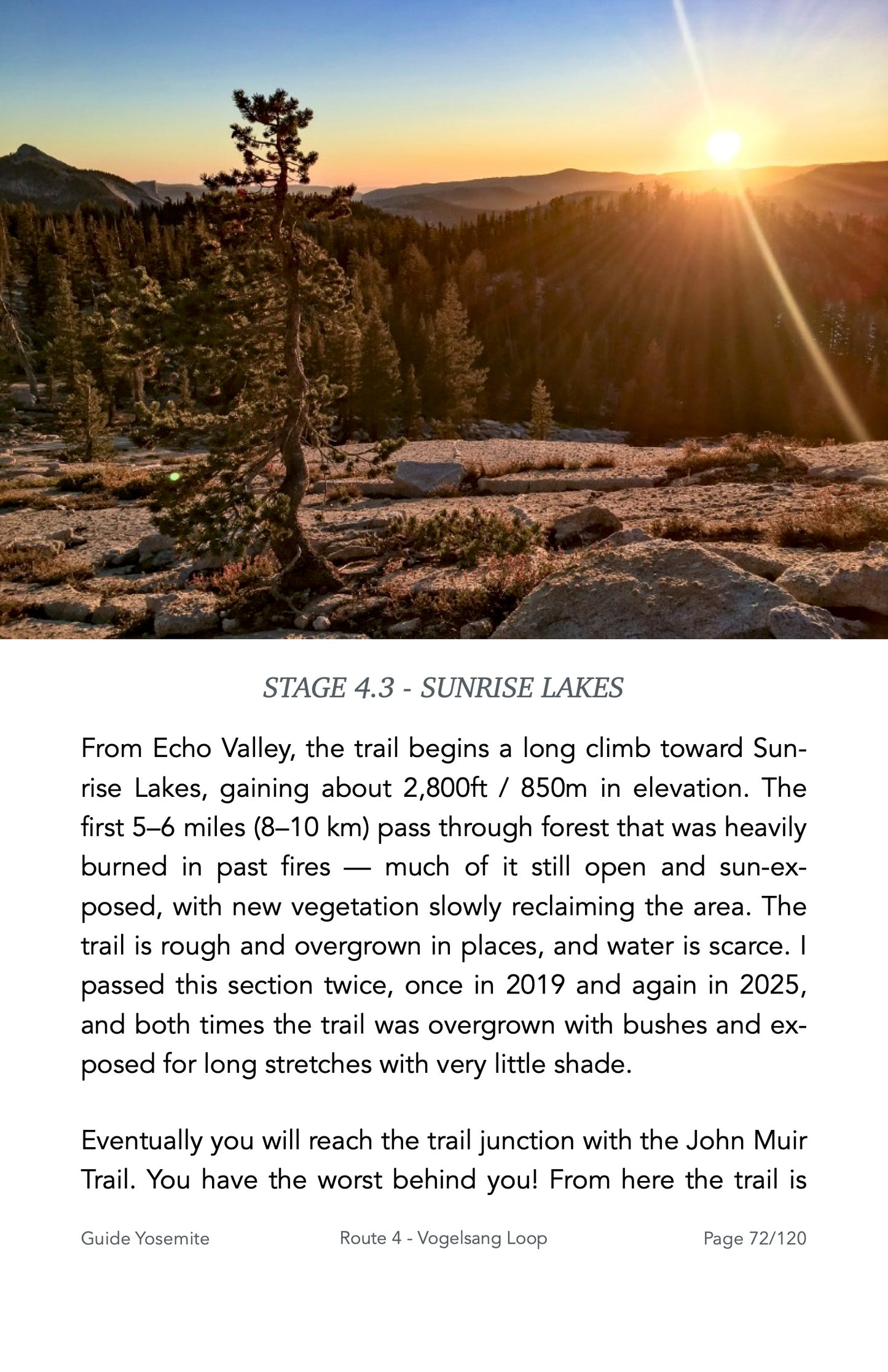 Guide Backpacking Yosemite