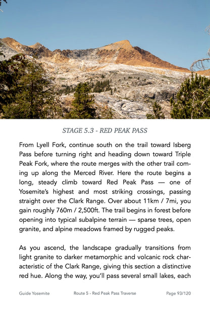 Guide Backpacking Yosemite