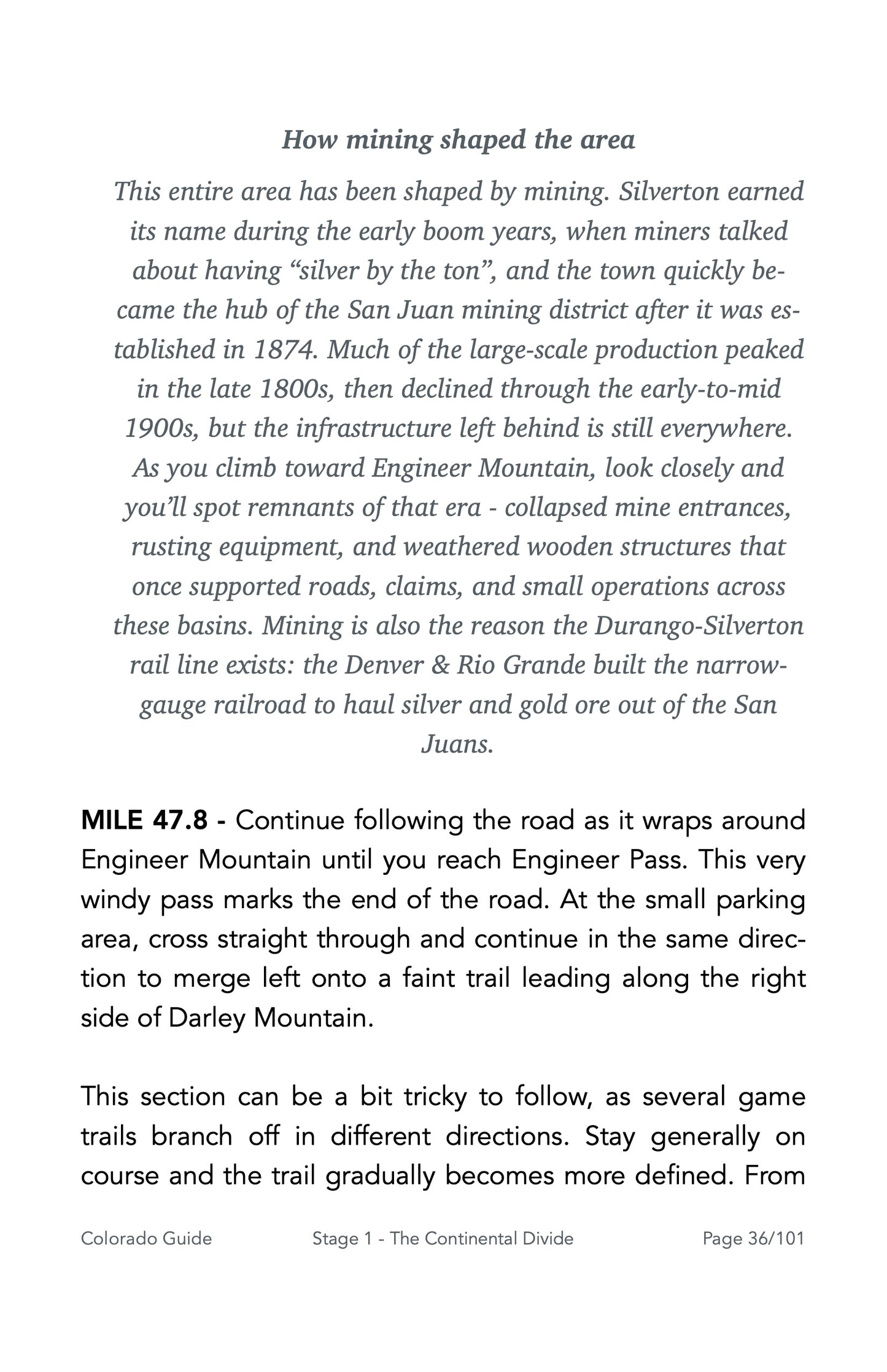 Guide Backpacking Colorado's San Juans