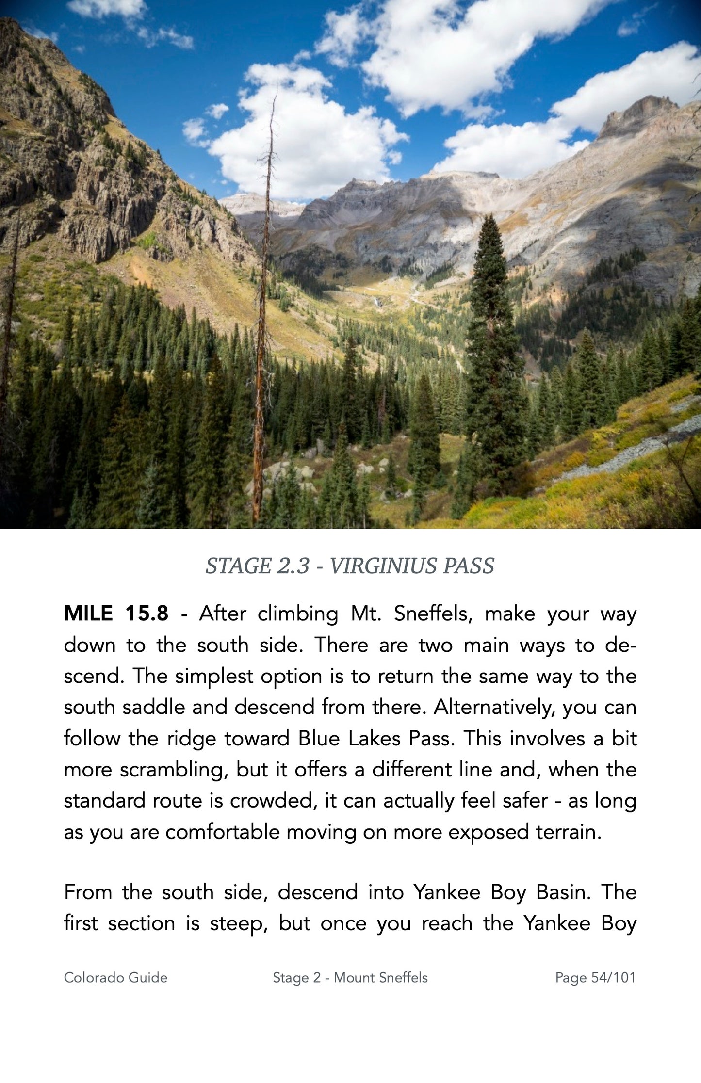 Guide Backpacking Colorado's San Juans