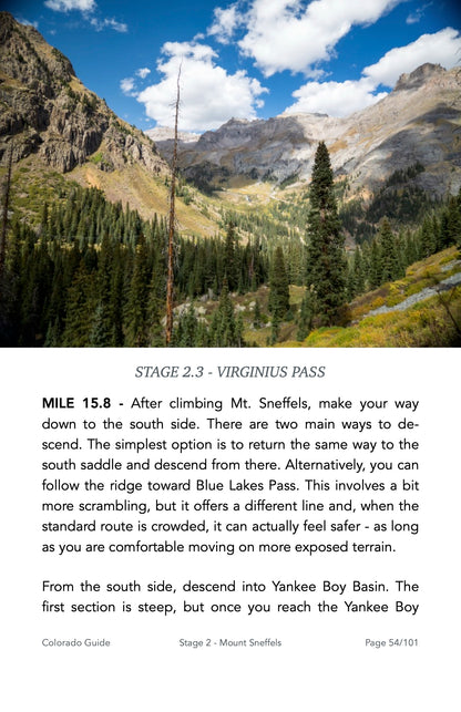 Guide Backpacking Colorado's San Juans