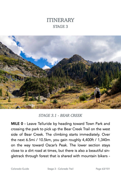 Guide Backpacking Colorado's San Juans